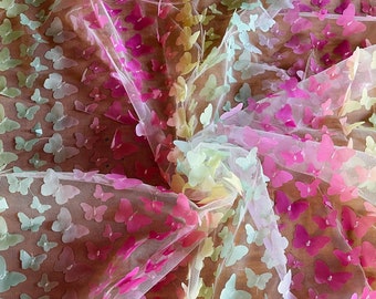Download 3d Butterfly Fabric Etsy