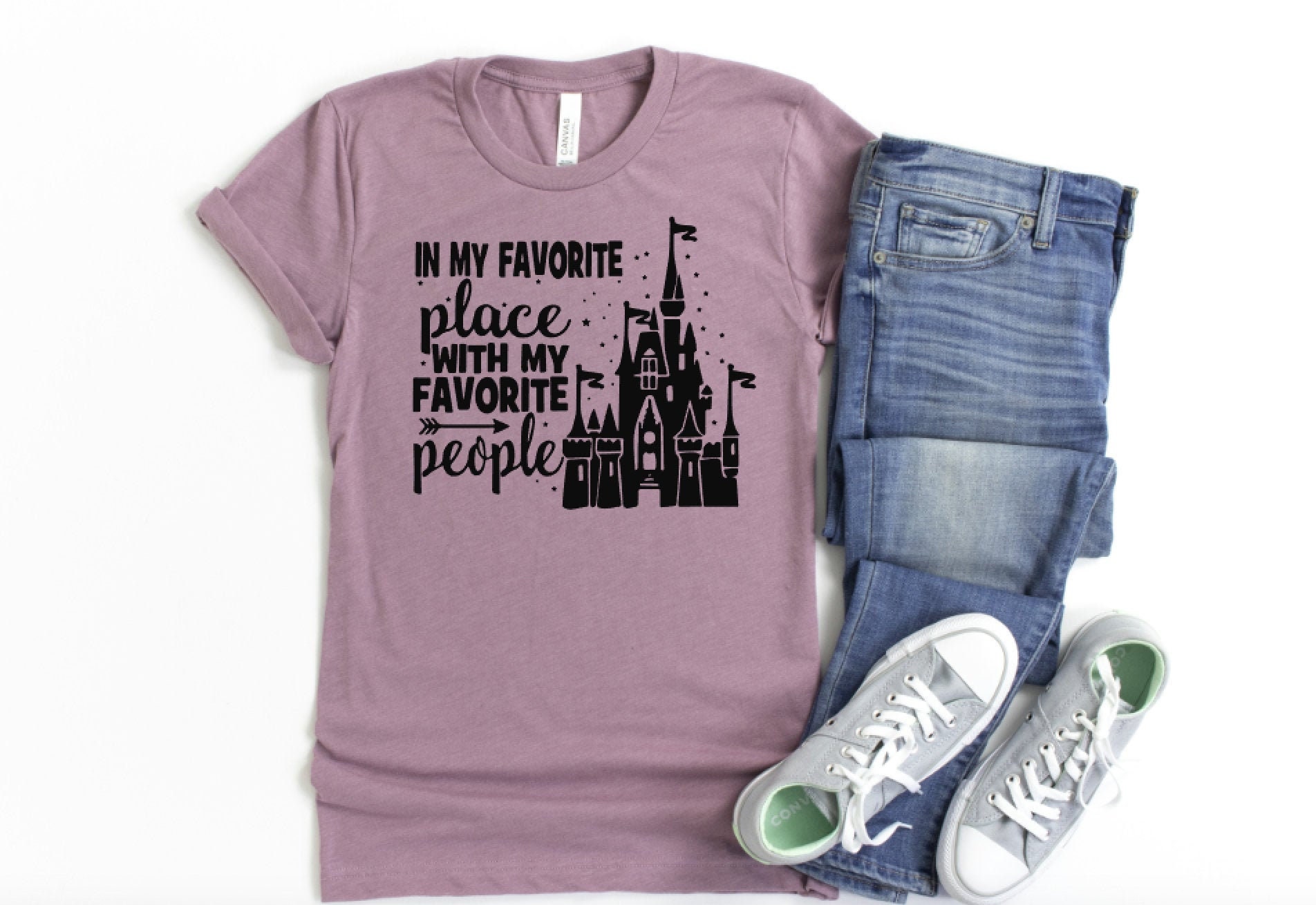 My favorite place with my favorite people shirt disneyland Etsy