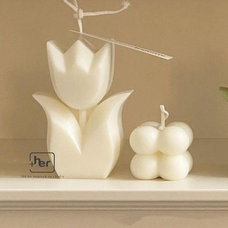 Tulip candle free shipping candle handmade tulip candle Etsy