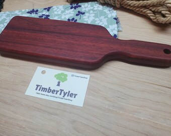 Padauk "The Business" Spanking Paddle para disciplina doméstica y BDSM - SOLO adultos