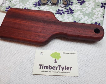 Padauk "Pocket Paddle" Spanking Paddle para disciplina doméstica y BDSM - Solo adultos