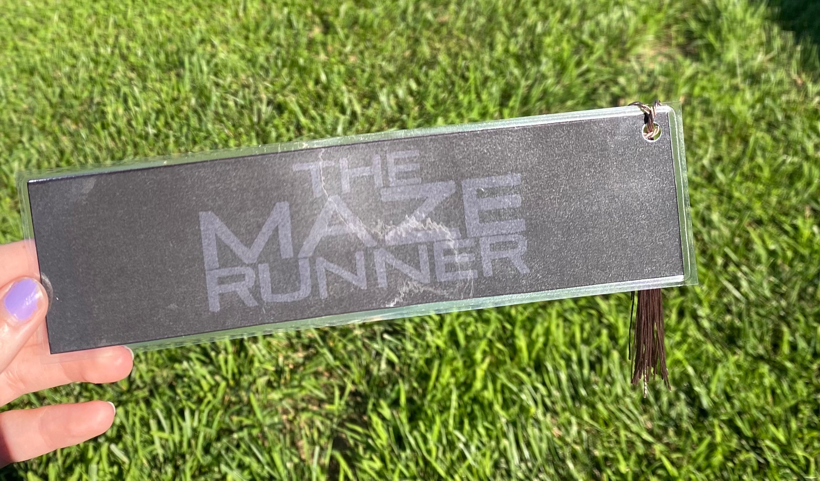 maze runner bookmark ivy trio etsy