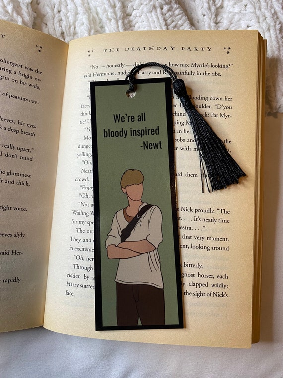 maze runner inspired bookmark newt etsy