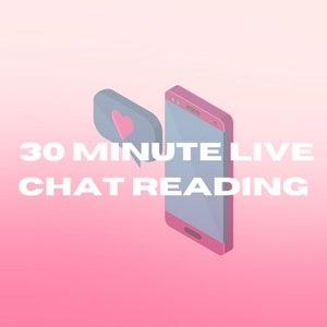 Live Chat Lesung | 30-Minuten-Lesung | Lieferung am selben Tag * | Intuitiv/Orakel/Tarot Legung