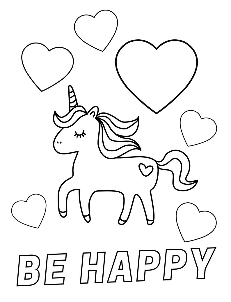 Unicorn and Mermaid Coloring Pages Etsy Australia