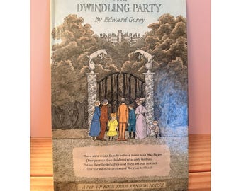 Edward Gorey The Dwindling Party Pop-Up Book 1982 Random House First Edition