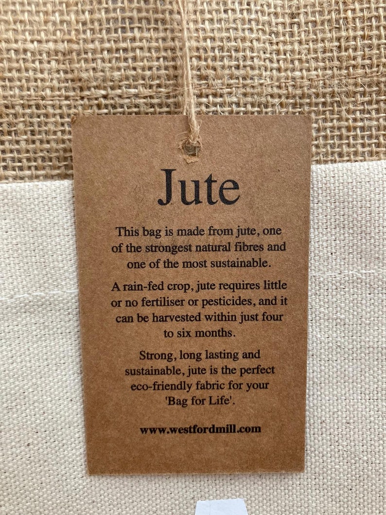 personalized jute bag, shopper, gift for mom, grandma, aunt image 5