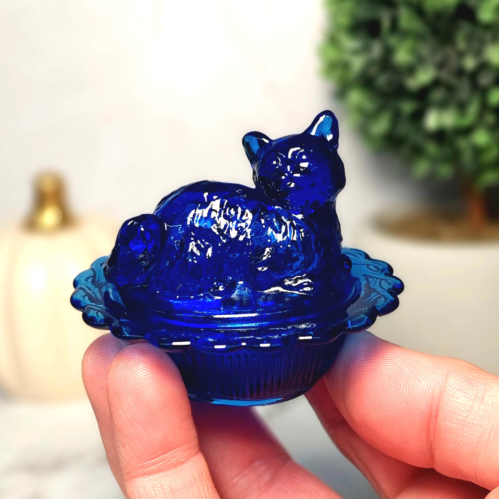 Cat on Nest Dish - Etsy
