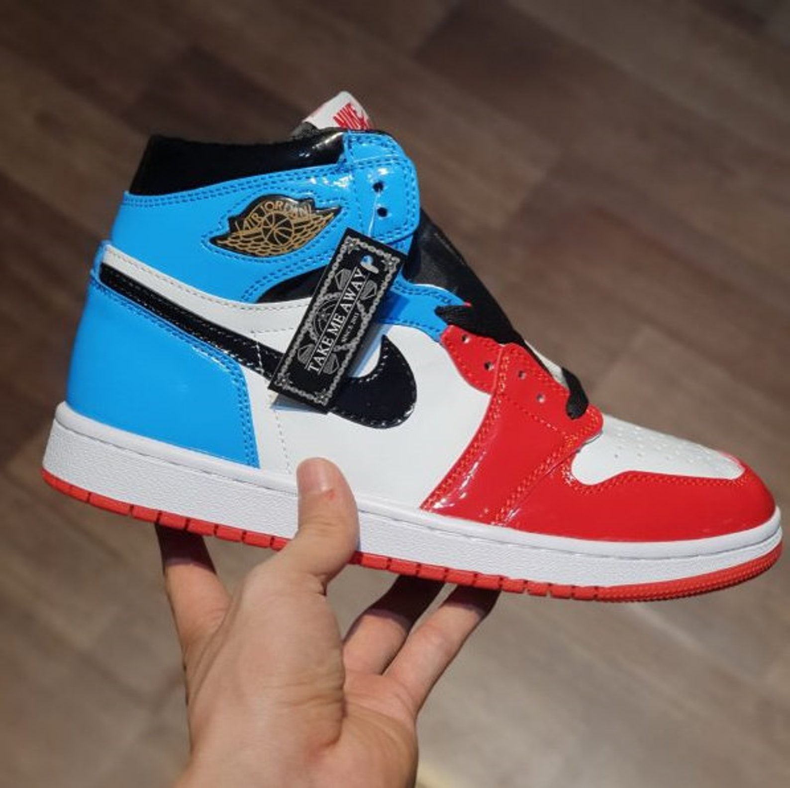 Air Jordan 1 Retro High Fearless UNC Chicago | Etsy