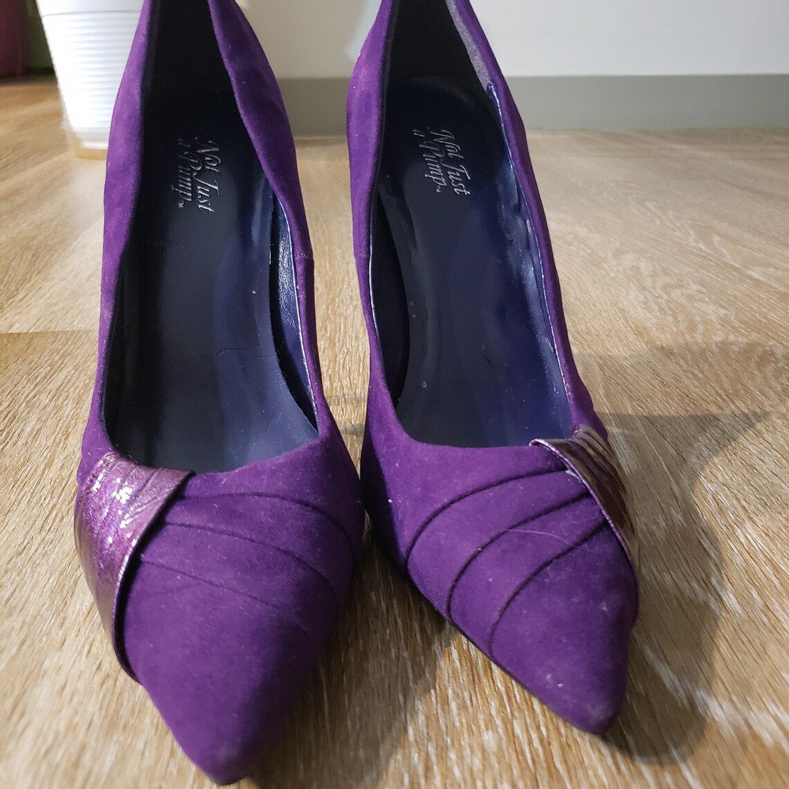 4 inch purple heels