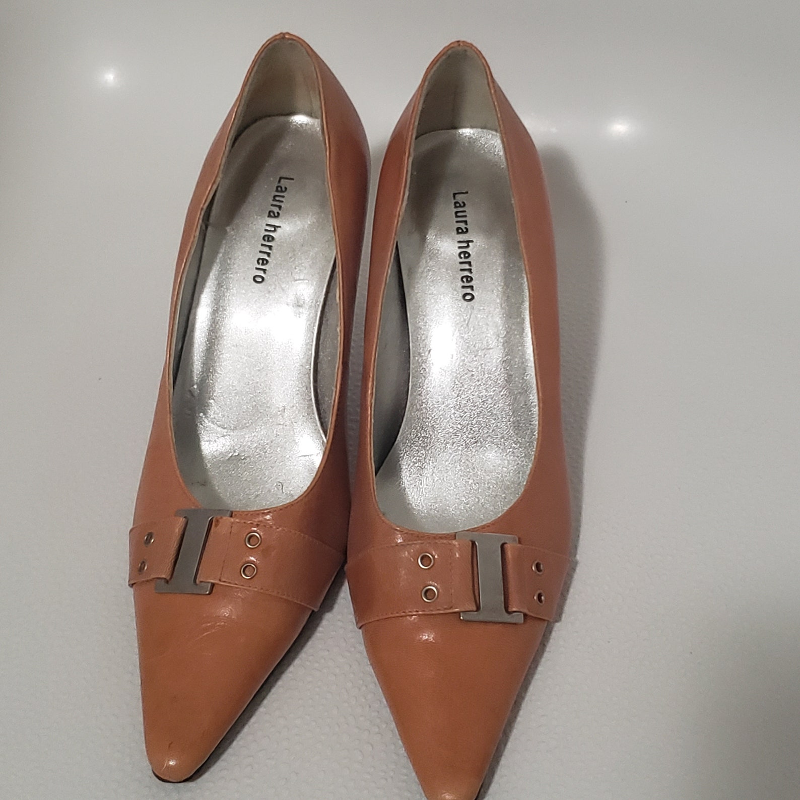 1 inch Heels orange heels | Etsy