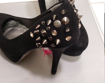 high heels with spikes