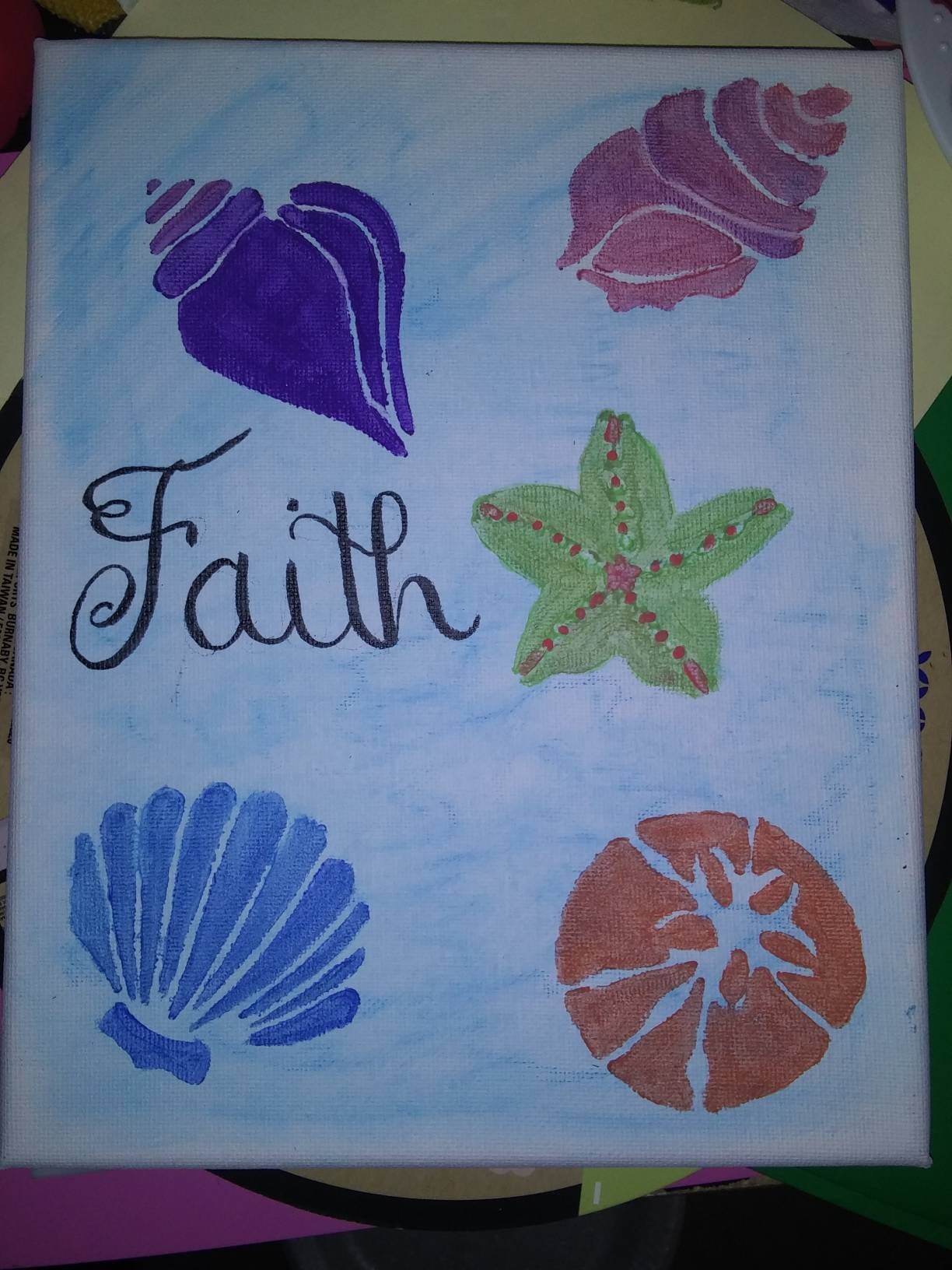 Watercolor canvas art Etsy