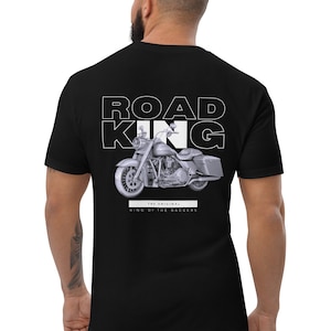 Road King Shirt, Motorcycle Shirt, Biker Shirt, Biker Gift, Gift for Him, Gift for Dad