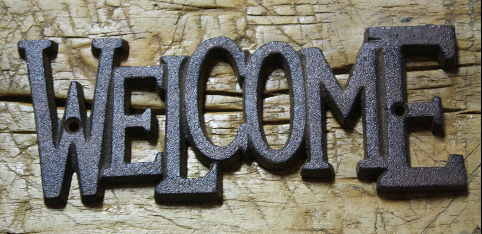 Cast Iron SQUIRREL WELCOME Plaque Sign Rustic Garden Wall Decor Cast Iron SQUIRREL WELCOME Plaque Sign Rustic Garden Wall Decor