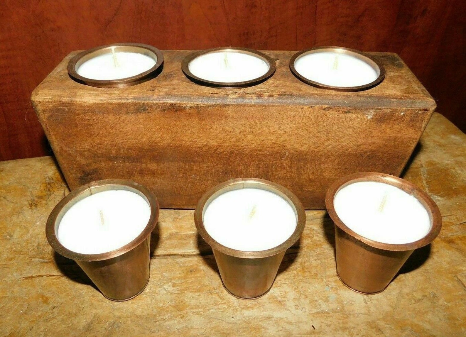 6 Replacement Sugar Mold Candles Holder Primitive Fit in TIN Etsy