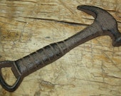 Cast Iron Antique Style HAMMER Beer Bottle Opener TOOL Carpenter Man Cave Garden