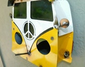 Metal VOLKSWAGEN BIRD HOUSE Garage Man Cave Garage Car Front Bug Beetle Bus