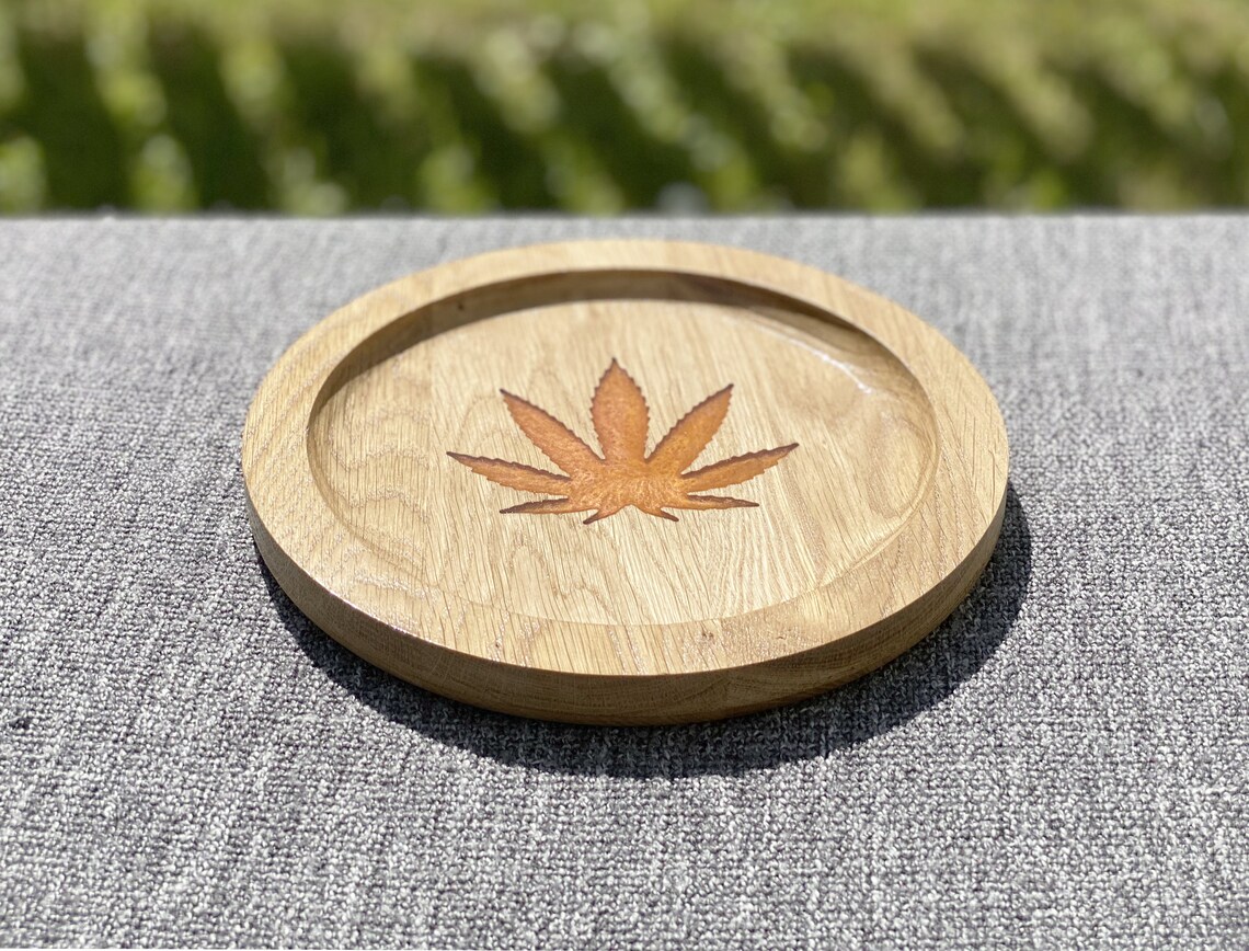 Marijuana Wood Tray Etsy