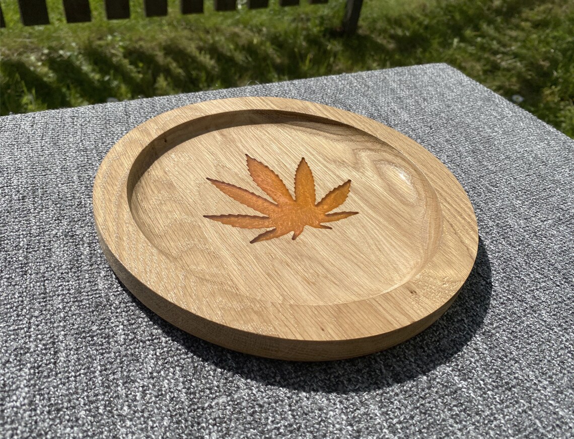 Marijuana Wood Tray Etsy