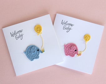 Personalized New Baby Card, Welcome Baby