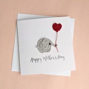 Carte de fête des mères heureuse, fête des mères de maman, carte de fête des mères éléphant, carte maman et enfant, 1ère carte de fête des mères, belle carte de maman