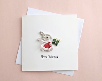 Personalized Christmas Card: Handmade Kids Christmas Card, Xmas Cards