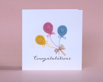 Personalized Congratulations Card: Handmade New Baby Card