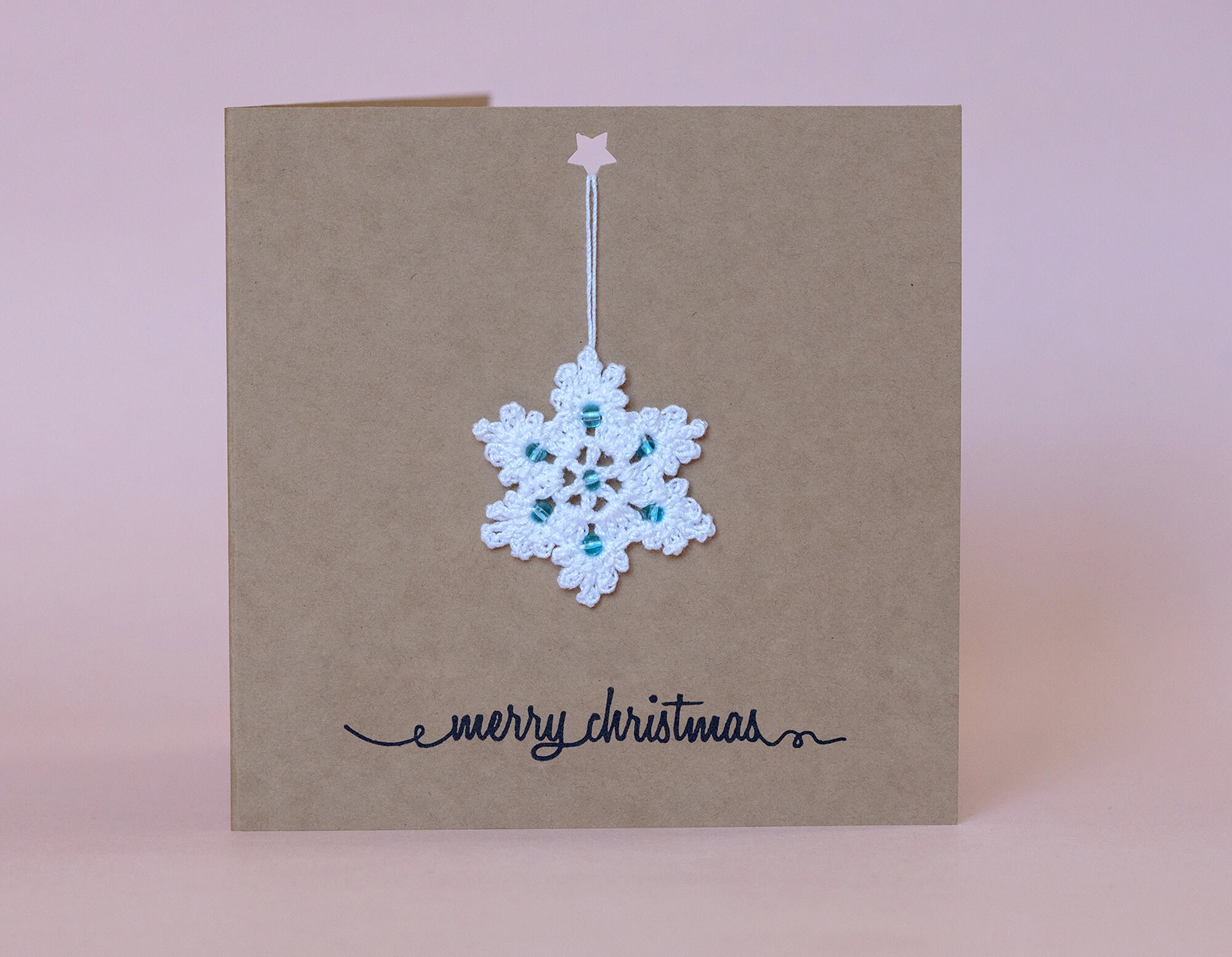 Retro Snowflake Christmas Cards with @laurentaylormade! 