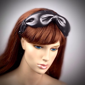 silky wide grey headband for women
