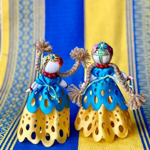 ウクライナのモタンカ人形 - スラブの伝統からのお守り | Muñeca-Amuleto Motanka Ucraniana de la Tradicion Eslava |チャームドール