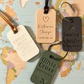 Personalised Luggage Tag | Custom Engraved Travel Tag with Name | Suitcase ID Tag | Baggage Tag, School Tag, Travel Accessory, Bag Tag DES2b product logo