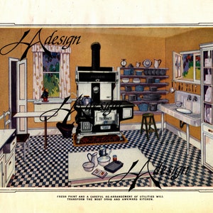 Vintage Kitchen Printables - Etsy