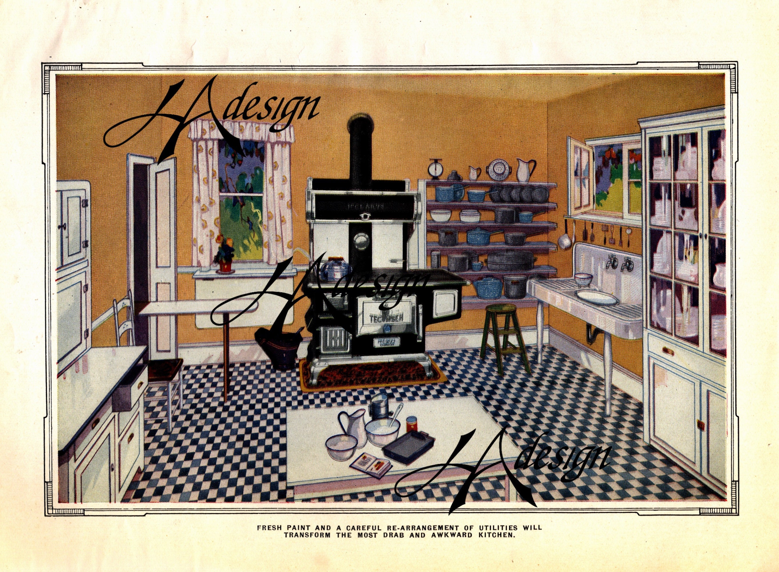 Vintage Kitchen Printables - Etsy