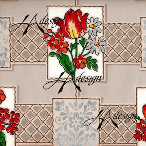 Vintage Floral Wallpaper Printables