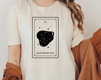 Blue Means You Zodiac Academy Shirt: Darcy Vega & Lance Orion