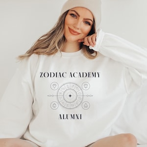 Zodiac Academy Alumni Sweatshirt: Officially Licensed Vega Twins House Crest