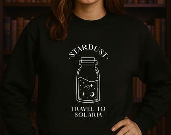 Zodiac Academy Stardust-sweater: officieel gelicentieerde katoenmix met ronde hals