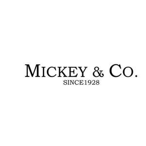 May include: Black and white logo for Mickey & Co. with the text "SINCE 1928" underneath.