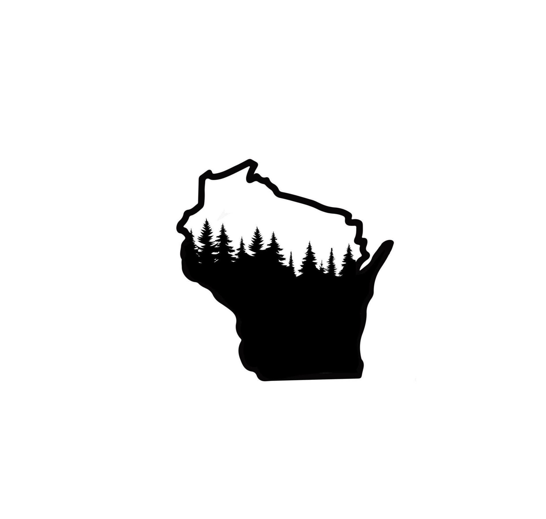 Wisconsin State Outline Decal: Vinyl Nature Sticker for Laptop, Car - Etsy