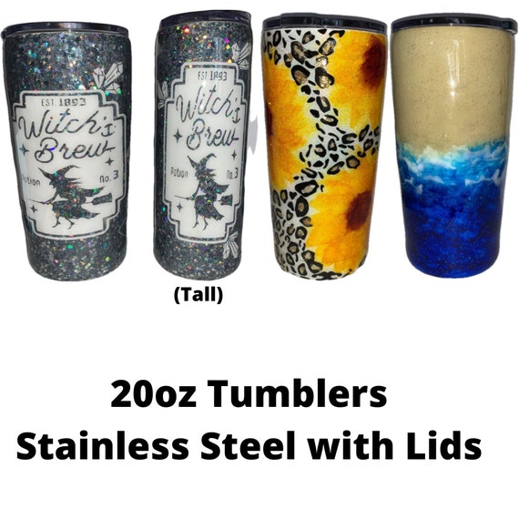 Custom Made Epoxy 20oz Tumblers Etsy