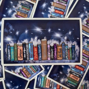 Brandon Sanderson Sticker - Book Collection  - Vinyl Sticker