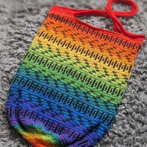 Getaway Bag Pattern - Overlay Mosaic Crochet PATTERN ONLY - market bag / slouchy bag / shopping bag / beach bag