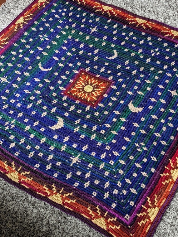 Sun moon online and stars blanket