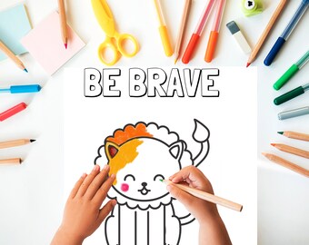 Colorable Wall Art-Digital (Kids Children)