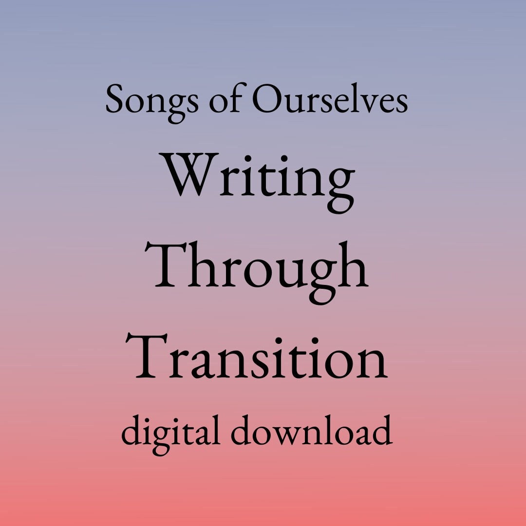DIGITAL DOWNLOAD: Writing Through Transition - Etsy