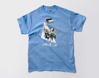 Free Palestine Tee | Palestine Free Gaza Anti-Apartheid BDS Movement Liberation Flag Political Social Justice