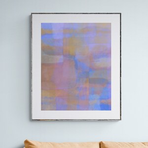 Abstract Landscape Art Print, Modern Wall Decor