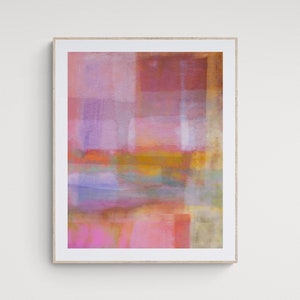 Pink Abstract Wall Art Print, Gallery Wall Art Printable, Printable Wall Art Download, Abstract Art