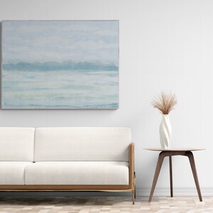 Watercolor Coastal Art, Island Landscape, Wall Art Digital Download, Gallery Wall Art Printable, Art Print